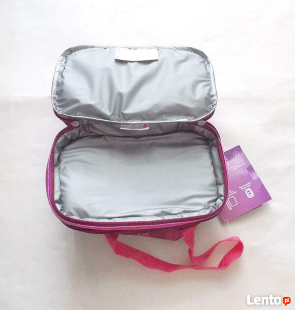 torba na lunch dla dziewczynki, różowa torba z wróżką, termi