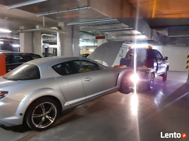 Holowanie z garaży wielopoziomowych podziemnych Warszawa