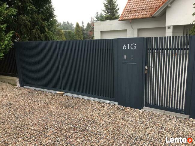 Ogrodzenia aluminiowe Bramy wjazdowe Furtki ,Automatyka