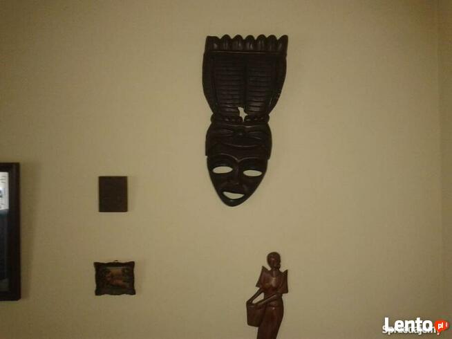 Maska afrykańska z hebanu