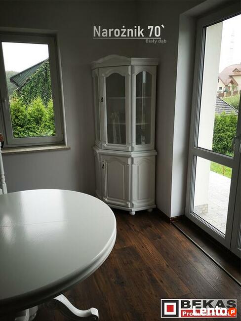 Biała Witryna Narożna 70 ` Dąb Biały Bekas Italia Śliczna