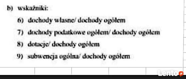 Dynamika / Indeksy - Przychody JST Rozwiązanie Excel