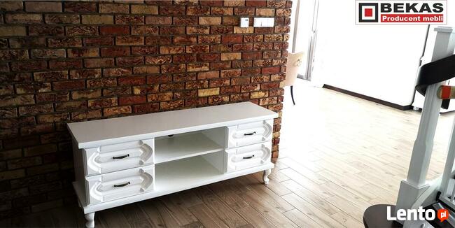 Witryna Ludwik Biały Dąb Bekas Biała Italia Producent Mebli