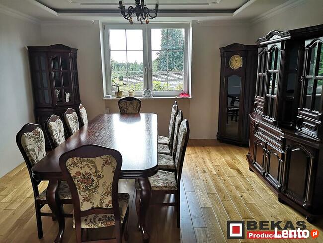 Zestaw Stylowy Piękny Stół Krzesła Witryna Zegar Bekas Meble