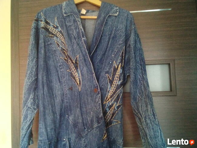 Damska sukienka jeansowa