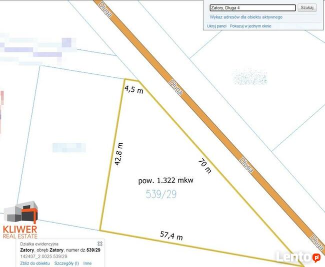 Zatory działka budowlana