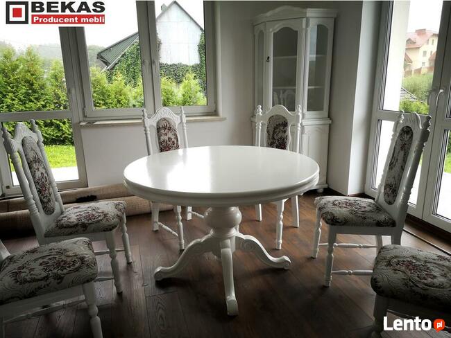 Biała biblioteczka Caro 90`Biały Dąb Skandynawia Bekas Meble