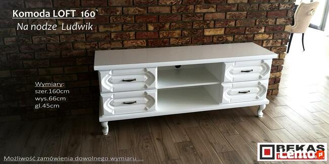 Witryna Ludwik Biały Dąb Bekas Biała Italia Producent Mebli