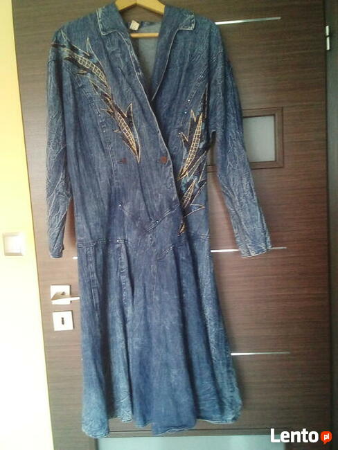 Damska sukienka jeansowa