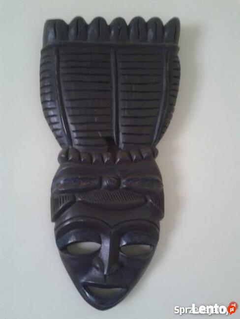 Maska afrykańska z hebanu