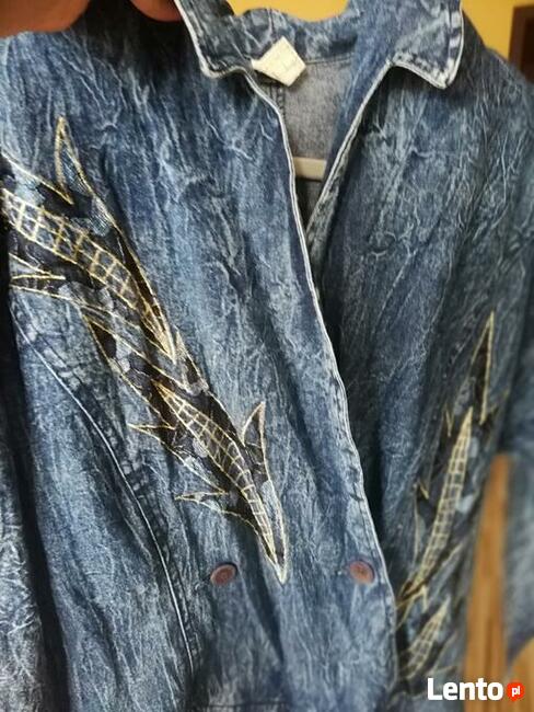 Damska sukienka jeansowa