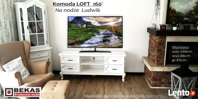 Witryna Ludwik Biały Dąb Bekas Biała Italia Producent Mebli