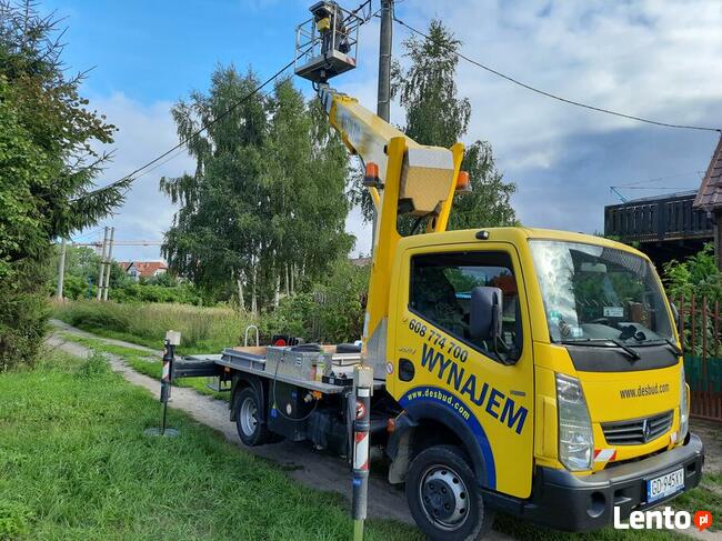 Podnośnik koszowy, zwyżka do 28 m, WYNAJEM