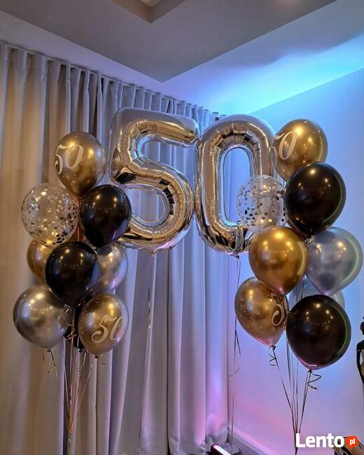 balony, dekoracja balonowa, brama z balonów, girlanda