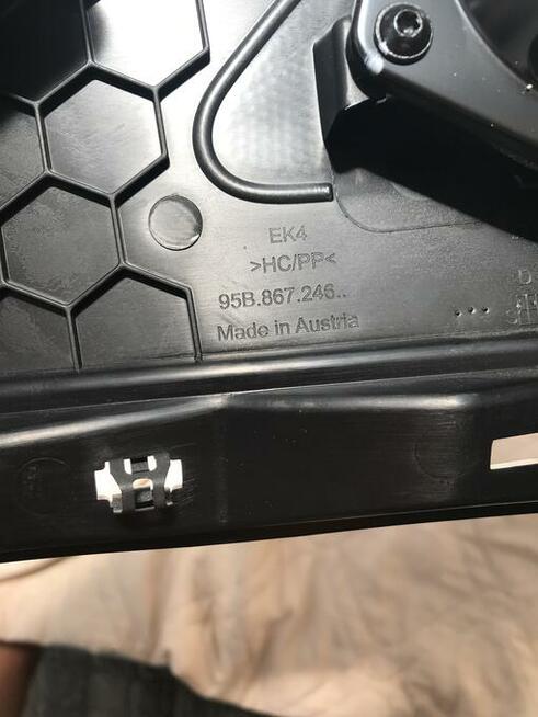 Osłona słupka głośnika maskownica macan Porsche lewa prawa