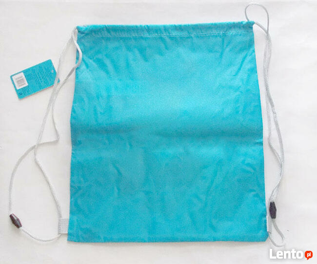 turkusowy worek szkolny, lisek worek dla dziewczynki