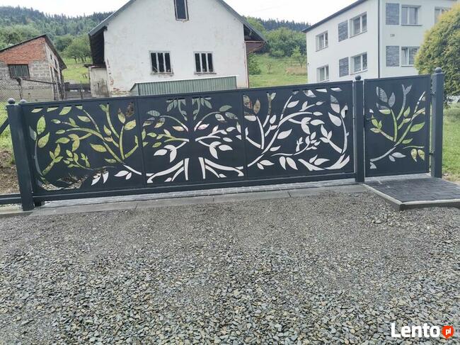 Ogrodzenie, balustrada, panele, wstawki