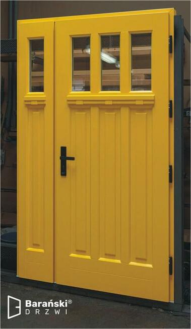 EKSKLUZYWNE DRZWI WEJŚCIOWE DREWNIANE BARAŃSKI - PROMOCJA w