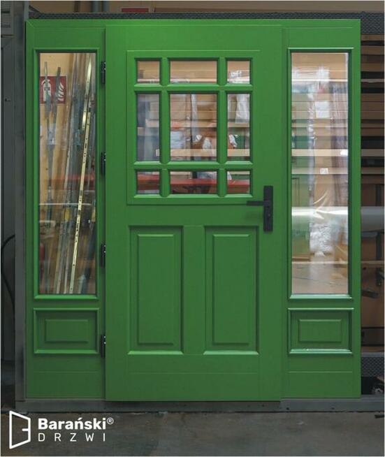 EKSKLUZYWNE DRZWI WEJŚCIOWE DREWNIANE BARAŃSKI - PROMOCJA w