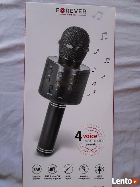 Mikrofon do karaoke nowy z funkcją Głośnika Bluetooth
