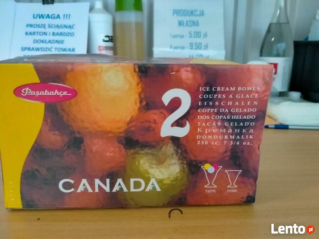 Pucharki lodowe małe i duże