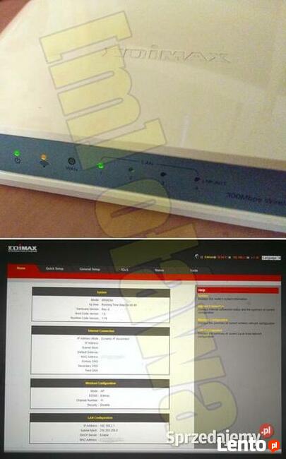 router EDIMAX BR-6428n odkręcane anteny ruter wifi 300Mbps
