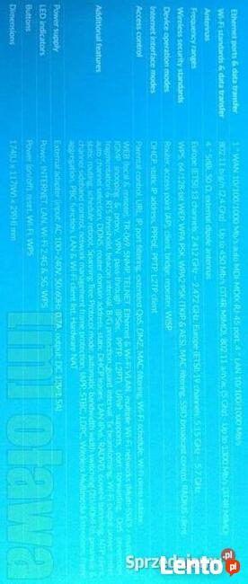 router Lanberg RO-175GE ruter 1750Mbps wifi dual band szybki