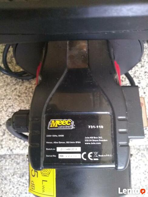 Sprzedam pompę wody zewnętrzną.