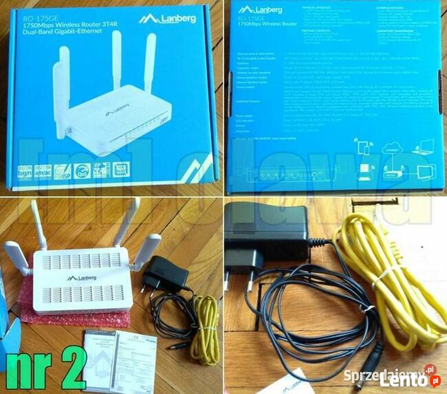 router Lanberg RO-175GE ruter 1750Mbps wifi dual band szybki