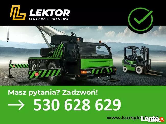Kurs UDT wózek widłowy żuraw HDS dźwig podnośnik 29.05.2025r
