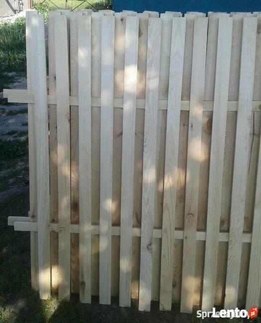 Prosty Płot sztachetowy