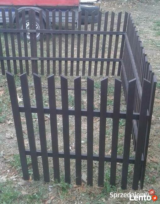 Prosty Płot sztachetowy