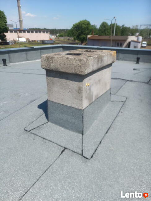 DEKARZ. DACHY PŁASKIE.Izolacja dachów, Papa termozgrzewalna