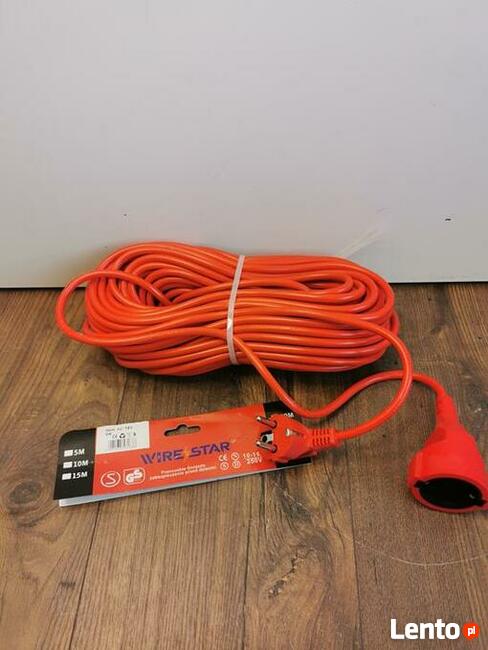 nowe kable ogrodowe budowlane 20,30,50m 3x2,5 wirestar