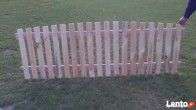 Drewniany Płot sztachetowy 2 m