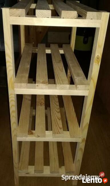 Mocny Regał drewniany - Sosna 50 x 30 x 110 cm