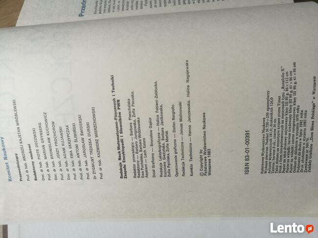 Ksiazki biochemia, fizyka,chemia