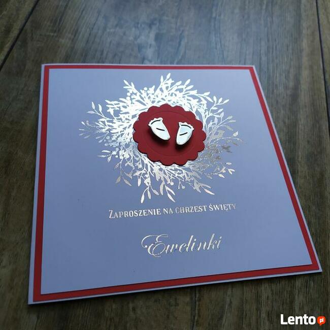 Zaproszenia na chrzest święty
