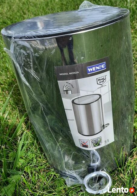 KOSZ INOX DO ŁAZIENKI MONZA 3L WENKO USZKODZONY
