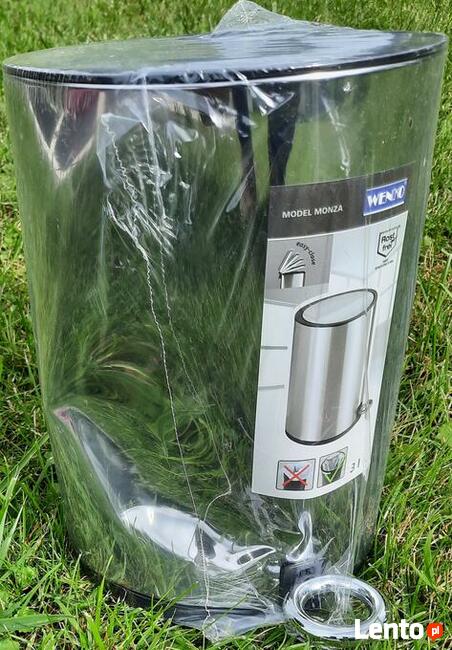 KOSZ INOX DO ŁAZIENKI MONZA 3L WENKO USZKODZONY