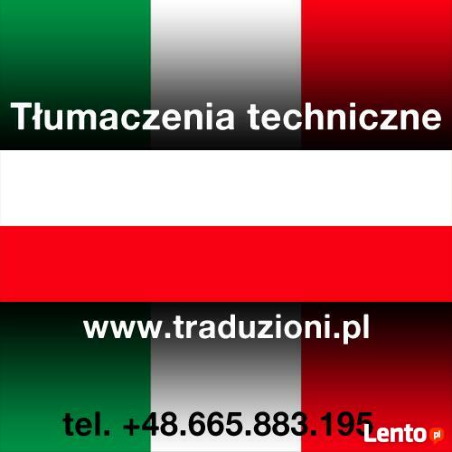 Włoski - tłumaczenia techniczne dla firm z całej Polski