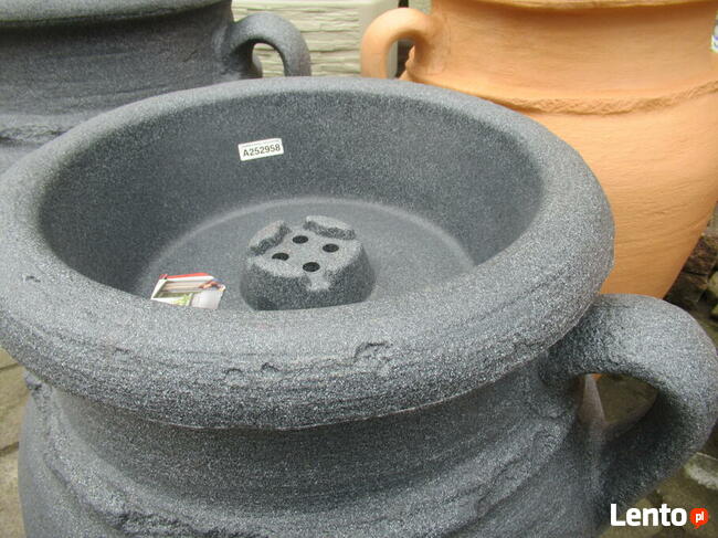 WYPRZEDAŻ zbiornik na deszczówkę antyczna amfora szara 250 l