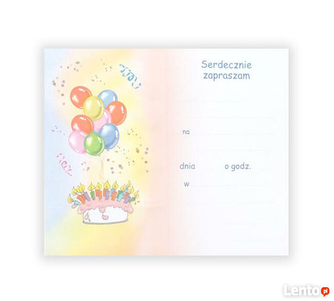 zaproszenia dla dzieci, słoń zaproszenia ogólne