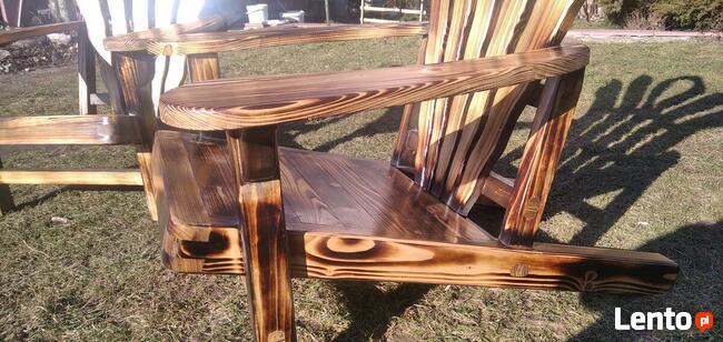 Fotele ogrodowe drewniane