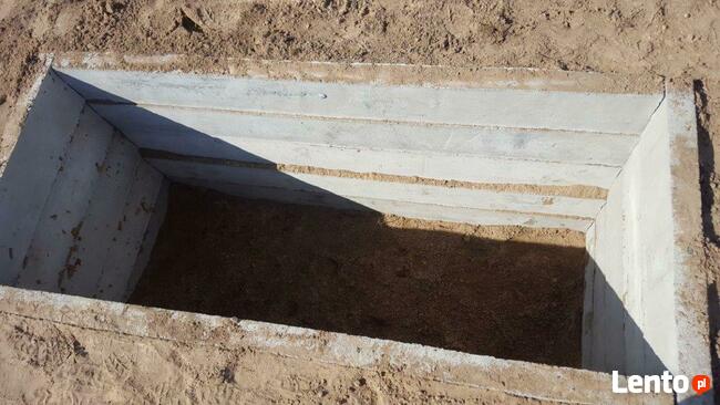 Fundamenty pod pomniki nagrobne