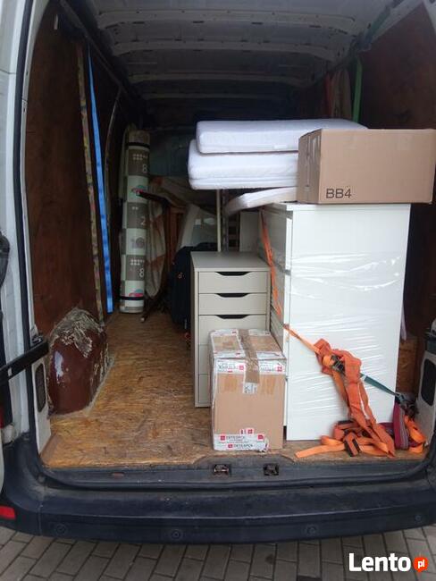 Transport Przeprowadzki Mebli Szafki Łóżka Odbiór ze Sklepów