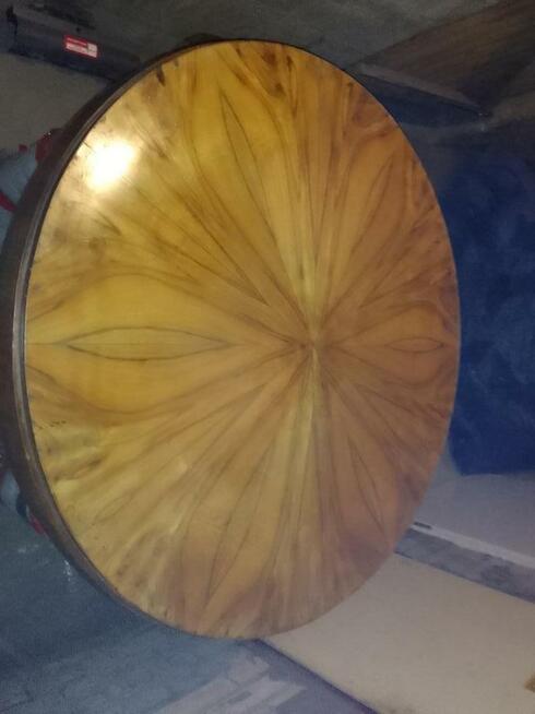 Piękny okrągły stół 30lata unikat!!!