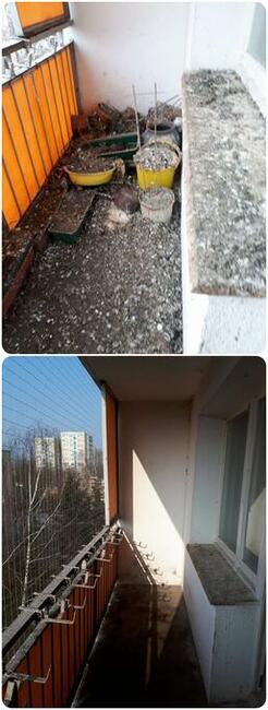 Sprzątanie po gołębiach, czyszczenie ptasich odchodów