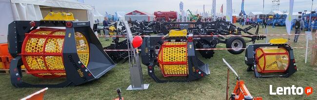 Przesiewacz bębnowy, łyżka przesiewająca do ziemi - 250L