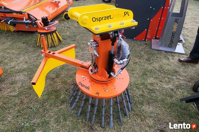 Odchwaszczarka do koparki - szczotka do usuwania chwastów